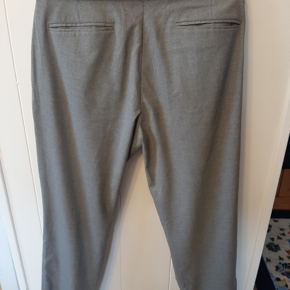 Mens ASOS Gray Slacks - Picture 2 of 3